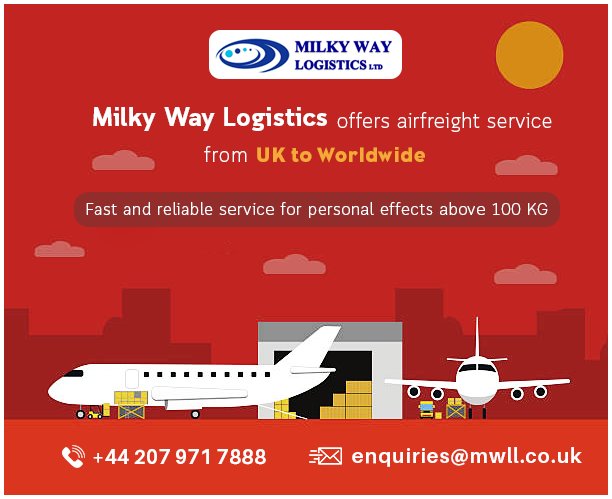 mwlogisticsltd's tweet photo. #Fast and #ReliableService for #PersonalEffects above 100 KG; we offer #AirfreightService from #UK to #Doha #airport. The service is including #pickup from your door, #clearance, #AirlineHandling & #airfreight with a Transit time of 3 days!
Learn more: https://t.co/y6rTVRUek2 https://t.co/osAGAL0lrO
