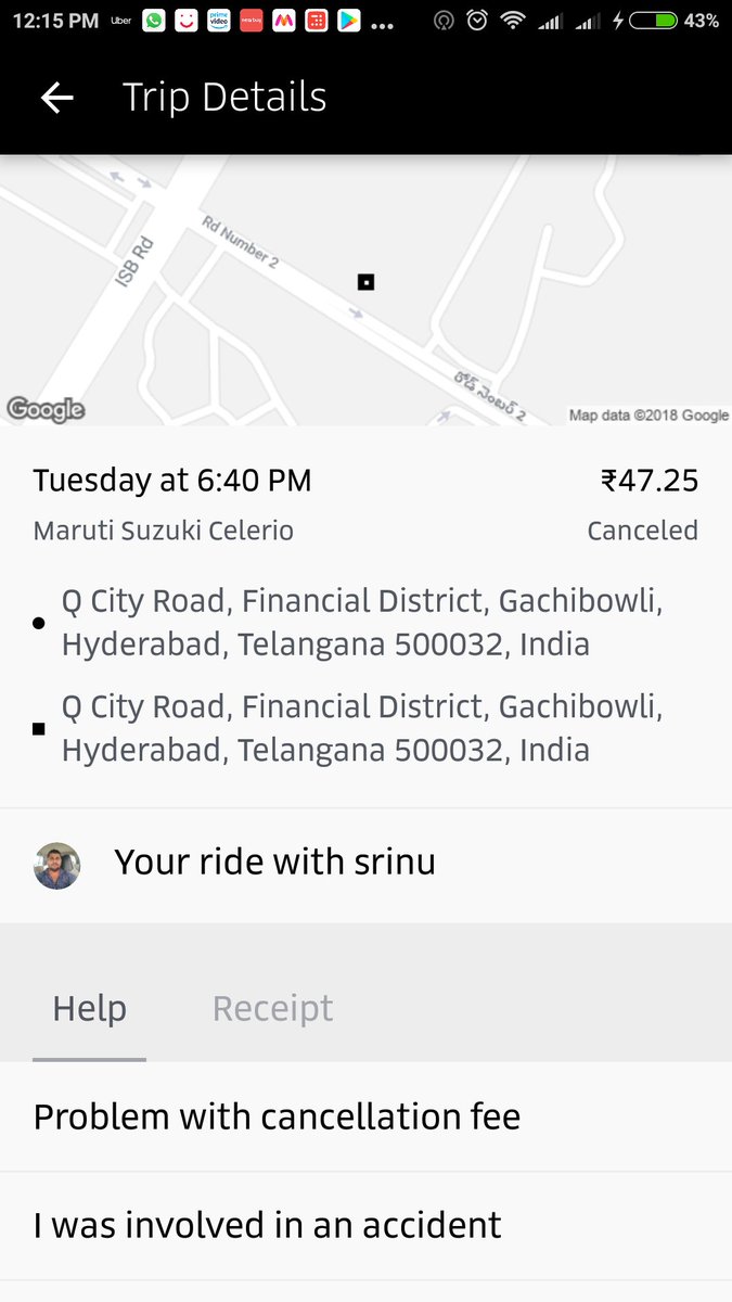 nidaqureshi91's tweet photo. @UberINSupport The driver calls, "where is your drop location, I am reaching" the moment you tell the location they cancel the call, or else don't pick up the call. https://t.co/2LSzJOpu9i