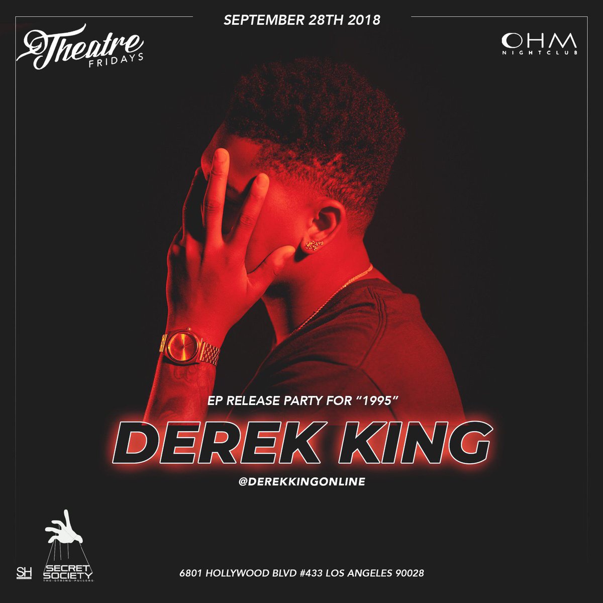 AddiktionLA's tweet photo. FRIDAY (21+) #TheatreFridays inside @ohmnightclubla 6801 Hollywood Blvd 4th Floor  Hosted by @DerekKingOnline &amp; more TEXT FOR TABELS OR #DIAMONDLIST txt323.523.5851 #WeOhmTheNight Music by @DJVISION_ https://t.co/vay7b6MsH1