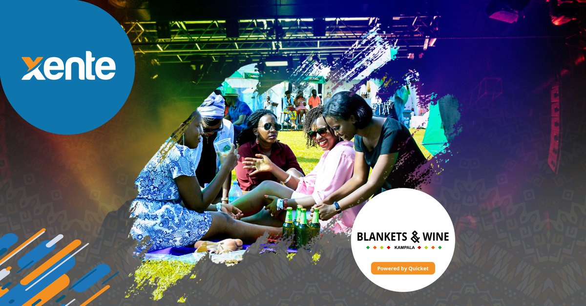 xentetech's tweet photo. 2 days to go! Buy your @BlanketsNWineUG ticket(s) today at just UGX 80,000 using the Xente app. Use your Bank Card or Mobile Money to pay. UGX 5,000 Cash Back for every ticket purchase. Let's go..... https://t.co/W1nXiOrBvd