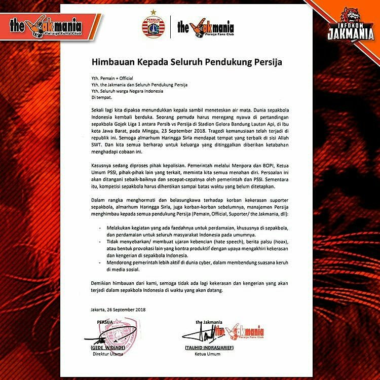 Jakmania Rawamangoen (@jt04rawamangoen) on Twitter photo 