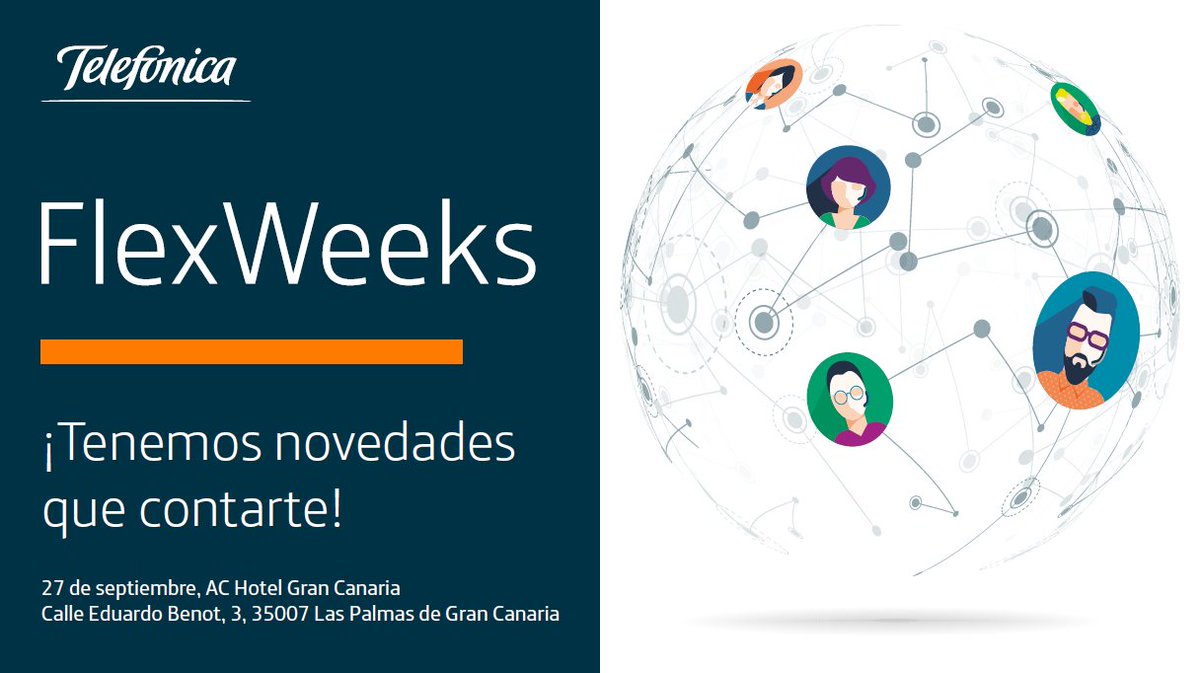 TE_GranEmpresa's tweet photo. ¿Te llamo al fijo o al móvil?... En organizaciones con #SmartWorkers esta pregunta ya no tiene sentido.
Hoy, clientes de Las Palmas podrán conocer cómo simplificar las comunicaciones de sus organizaciones con #flexUser de @Telefonica 👉 https://t.co/ytL6oHaebU https://t.co/bWM84SUO6w