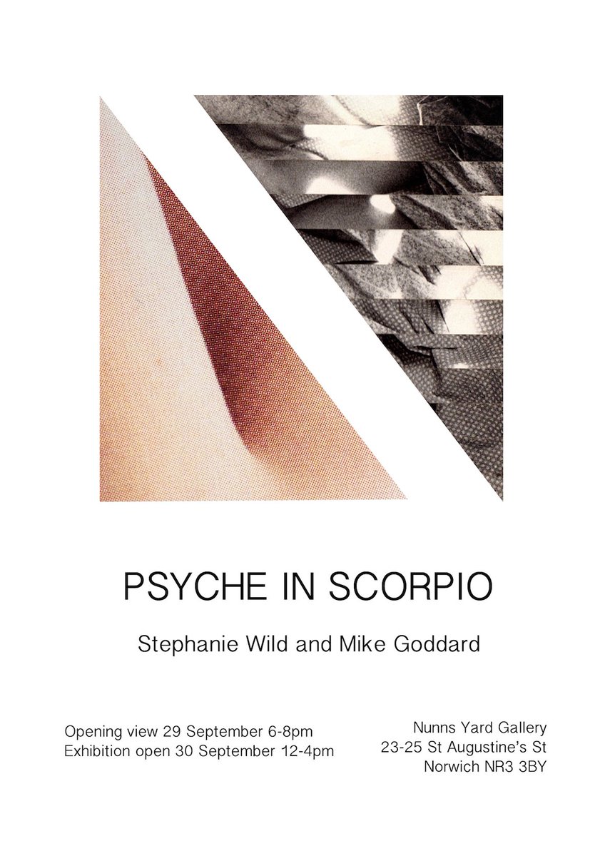 Opening this Friday evening 6 - 8pm ...