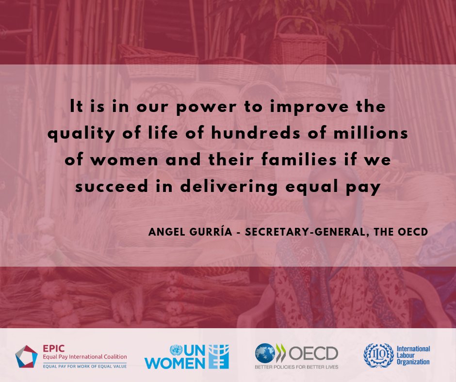 OECD_Social's tweet photo. Global leaders and companies pledge to reduce the gender pay gap by 2030. ➡️ https://t.co/l0zZ8zIcyc #UNGA #EqualPay #EPICpledge https://t.co/QmWkq4dWLW