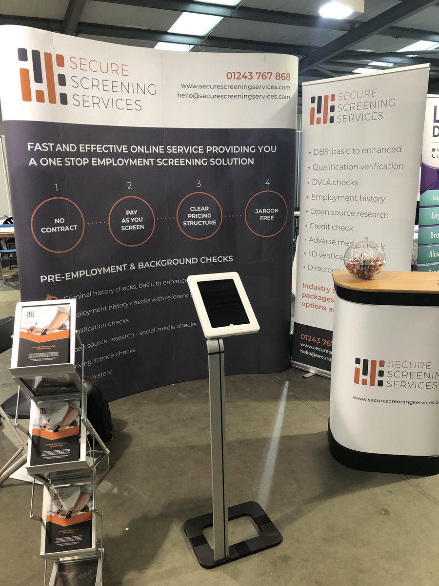 SecScreenServ's tweet photo. All ready to expo! #netxp #recruitment #employmentscreening come and see us to talk about how we can help. https://t.co/o8sEHS1DP9