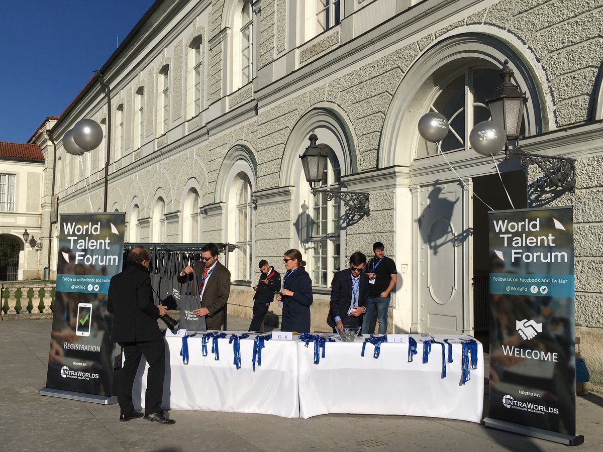 WoTaFo's tweet photo. The day has finally come: Welcome to the 2018 @WoTaFo! HR professionals from all around the globe are ready to check-in to the Nymphenburg Palace! https://t.co/GoujqlqDAc