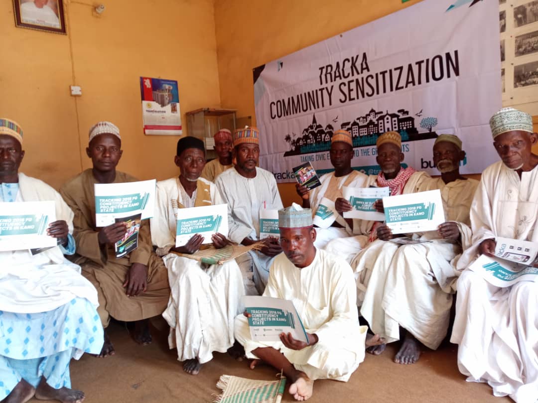 TrackaNG's tweet photo. Tracka team held town hall meeting with elders of Ja'en community, Gwale LGA, Kano State. We enlightened indigenes on 2018 FG constituency projects in their community. We are taking civic education to the grassroots. Public funds must work for the people. https://t.co/iULu6YufIk