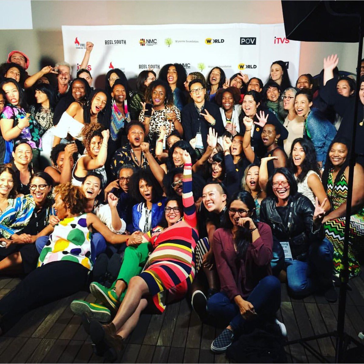 theresaxtine's tweet image. Radical joy with #browngirlsdocmafia at the #PBSIndies party via @SKilmurry @IDAorg #DocsGetReal