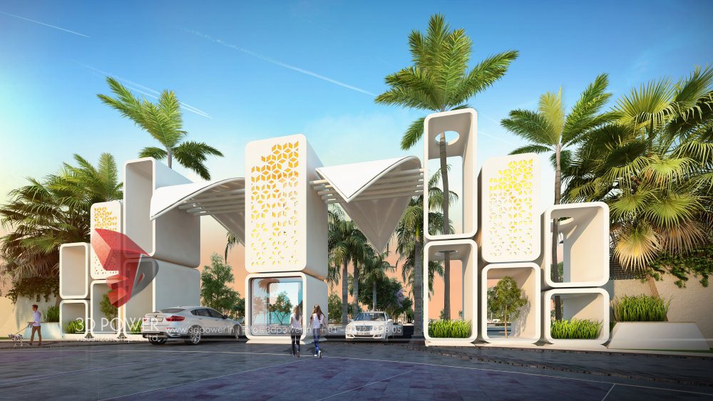 3DPower's tweet photo. Creativity & Innovation both comes together in our every single 3D View.
Here is such a unique 3D View of an Entrance Gate coming directly from #3dPower studio.
#LiveFromStudio #3DArchitecturalRendering #3DRendering https://t.co/XL5mcOskEg