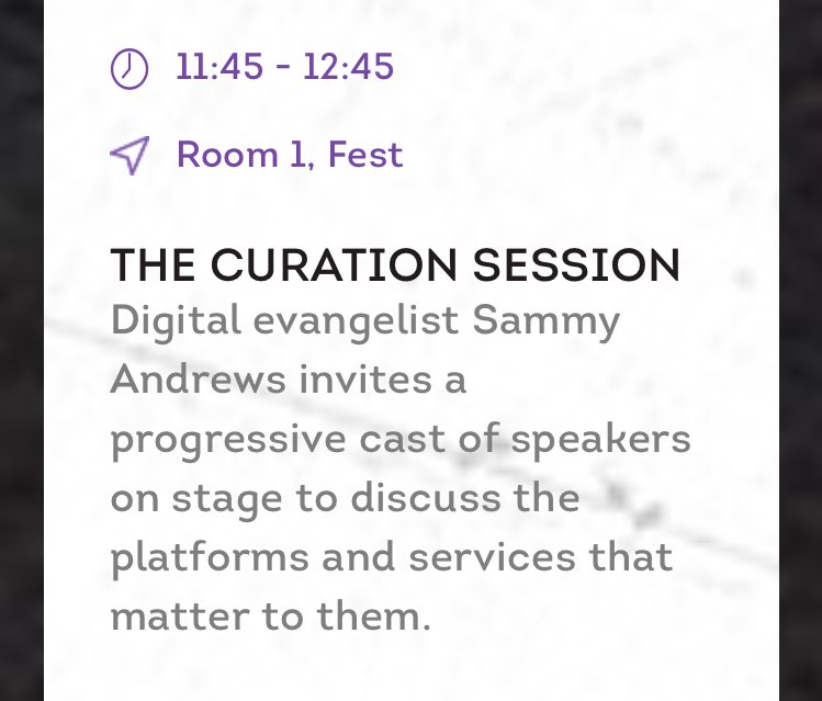 sammyandrews's tweet photo. Hosting a panel today on digital tools for curation at #iff18 - still feeling a bit under the weather but it’s going to be a great session https://t.co/xTth0cfKlt