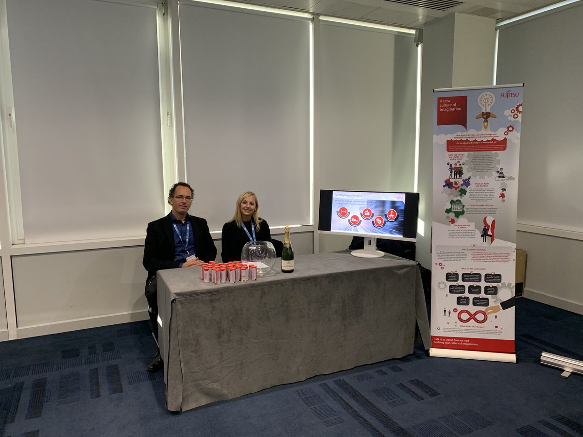 eleanortheaker's tweet photo. Come visit us in the networking area to hear how we are putting DevOps to good practice! @IDCUKI @Fujitsu_Global @fujitsu_uk @FujitsuUKEvents #IDCUKdevops18 #EnablingDigital #DevOps #Fujitsu #applicationtransformation #bizDevOps #Agile https://t.co/Ky3ivcJi0g
