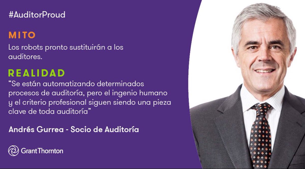 Hoy 27 de septiembre se celebra en todo el mundo el #AuditorProud. Un día para reivindicar la labor, importancia y desarrollo de una profesión única. Nuestros auditores de toda España te desmienten los mitos que mucha gente tiene sobre su labor. Síguelos durante todo el día.