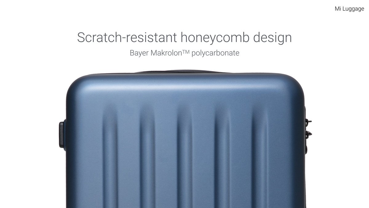 bayer makrolon polycarbonate luggage