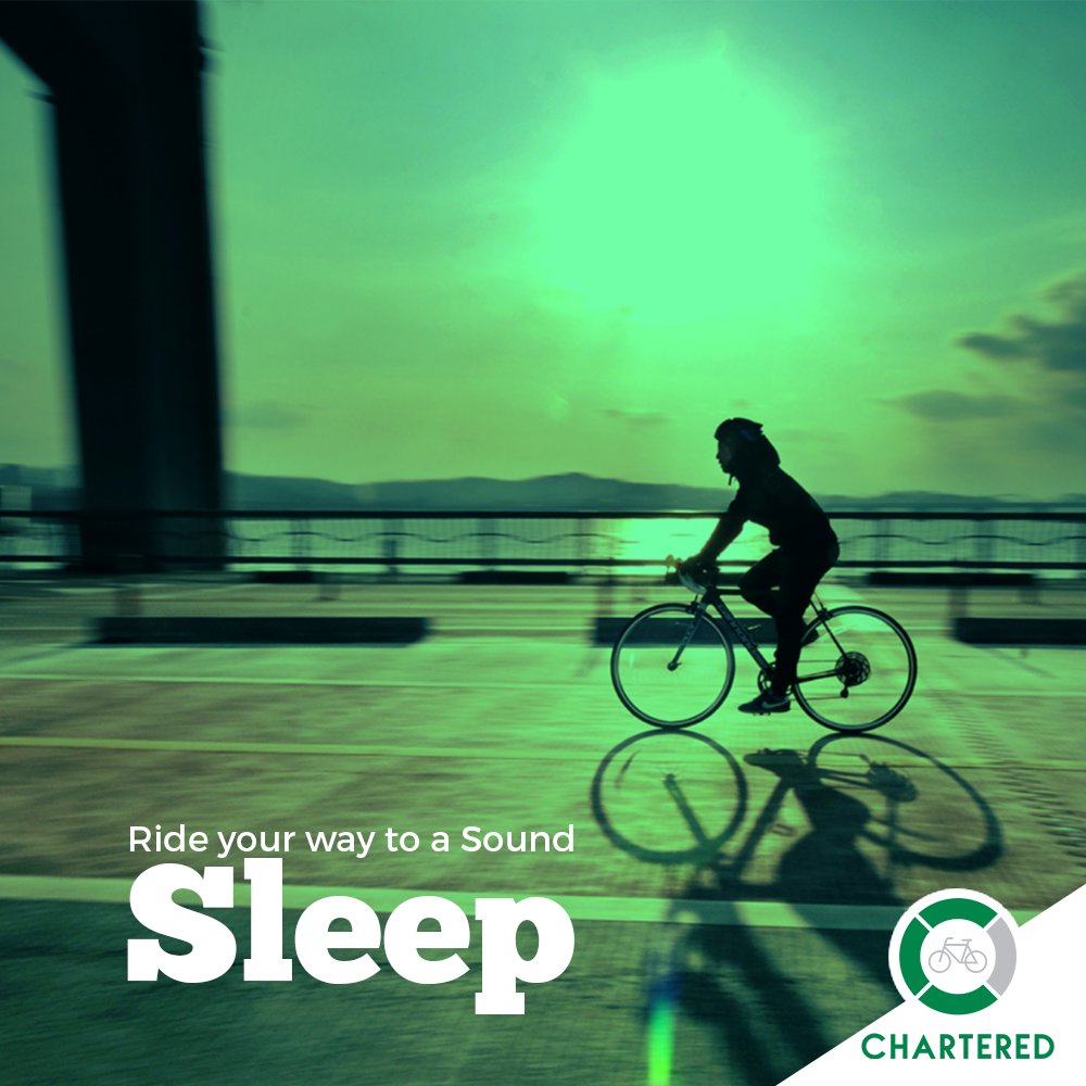 charteredbikein's tweet photo. When life gets busy and indisciplined, your sleep is something that suffers the most. And to this imbalanced life-cycle, cycling is one healthy answer.
#CharteredBike #BicyclingBenefits #Bhopal #BackToCycling https://t.co/jv5AZb7Bvj
