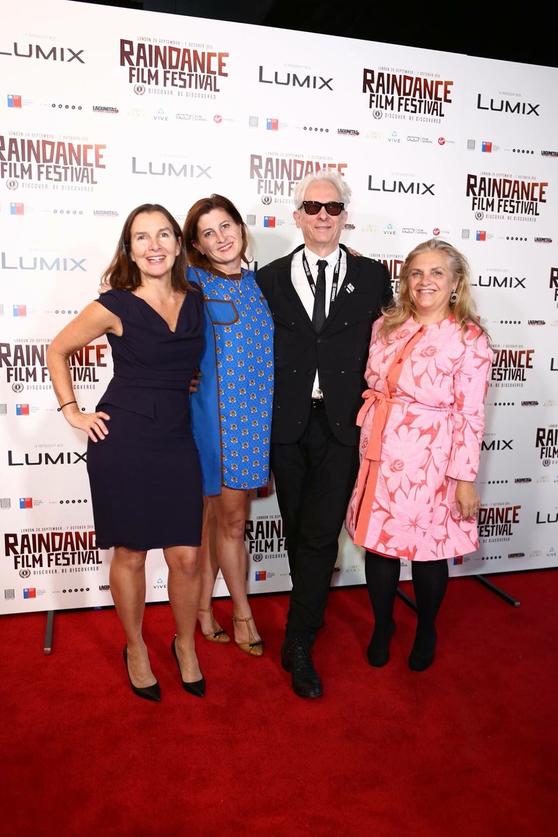 RogerAlarconP's tweet photo. Last Night the best and the most #iconic Independent #film #festival in #london Opening Night @Raindance #RFF2018 #red #carpet with his founder @elliot_grove in full swing thanks to our sponsors @LumixUK @Rotolight @Chile_in_the_UK #lumix #rotolight https://t.co/bPcLxoelKg