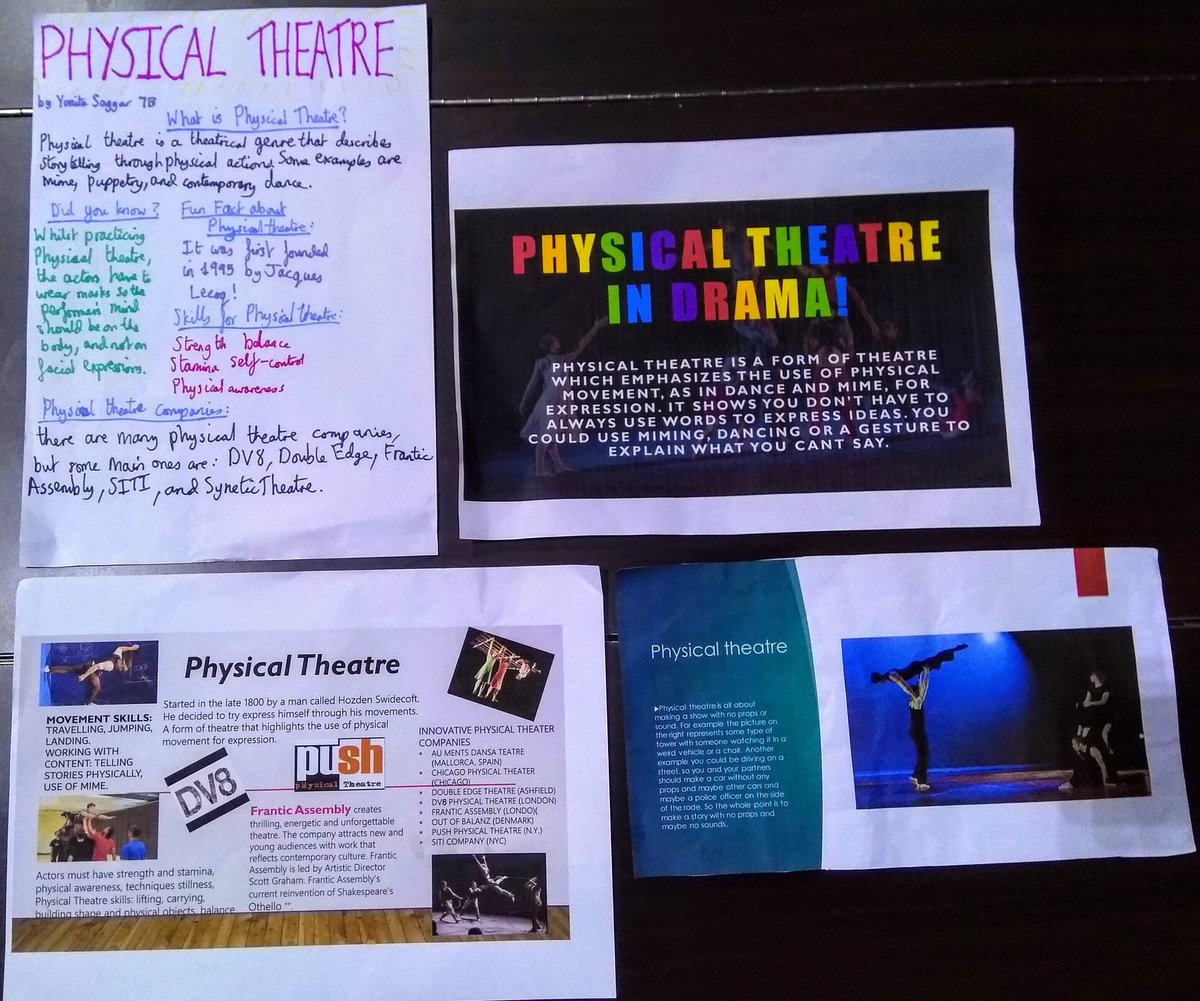 DBS_Drama's tweet photo. Our top four outstanding homework entries from 7B! Well done to all students for their brilliant efforts @DBS_Year7 #beginsatDBS #learningthroughresearch https://t.co/qvWTFE9OXR