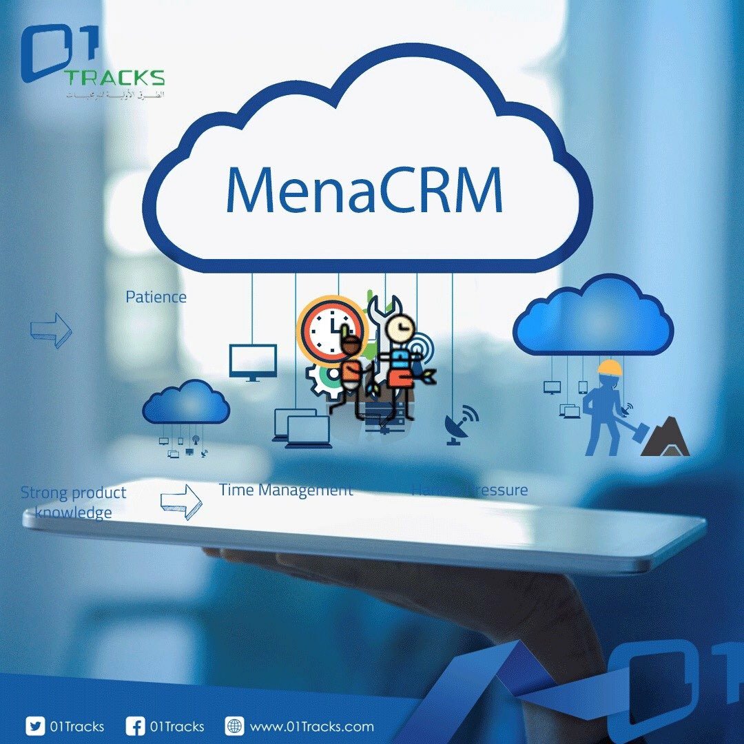 01Tracks's tweet photo. MenaCRM is a cloud based Customer Relationship Management System that consists of the following components: 
1. Lead management. 
2. Opportunity management. 
3. Accounts management. 
4. Contacts management. 
5. Competitors management. https://t.co/QPf9p5YDCA