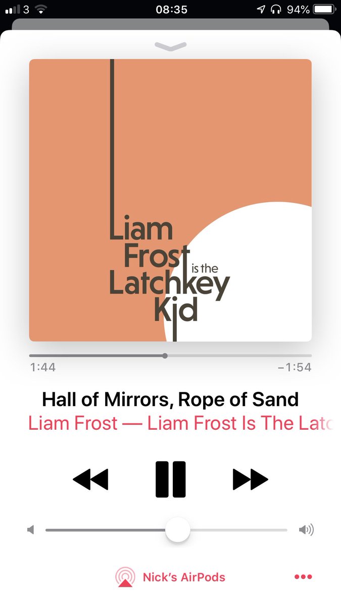 NickPJackson's tweet image. Today I'll be listening to @liamthomasfrost #Thelatchkeykid #walktowork