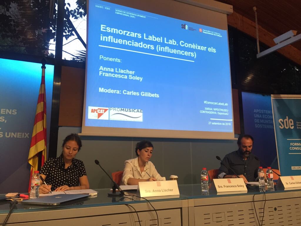 APECATBcn's tweet photo. Avui al #LabelLab coneixerem als #influencers amb Anna Llacher, Francesca Soley i Carles Gilibets https://t.co/W49Sni5m09