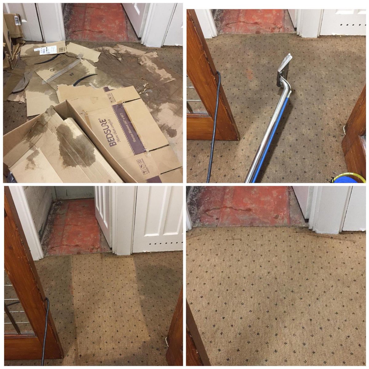 A recent emergency call out we attended for a flooded basement area, fantastic work once again