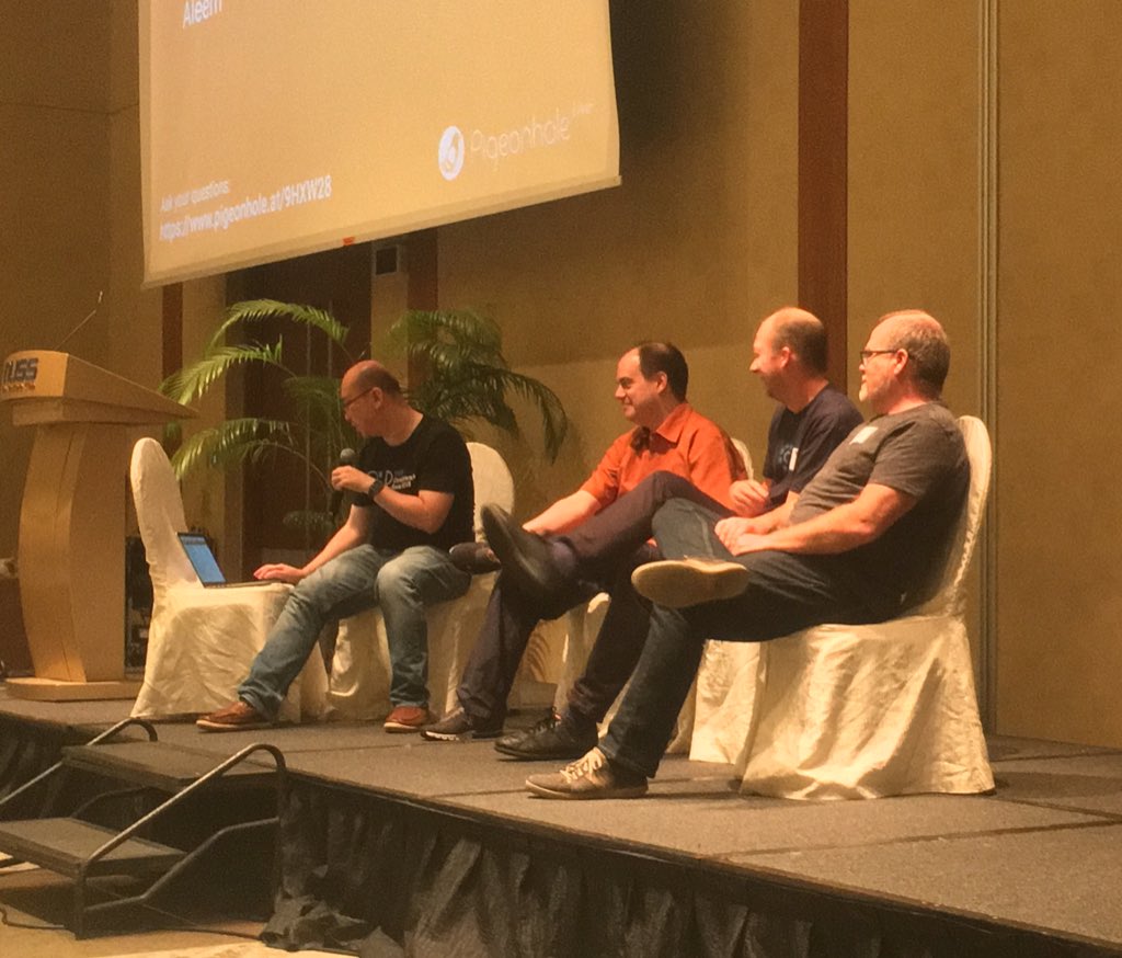 BenMarks's tweet image. &quot;Is PHP a language of the past? Sure.

And I&apos;ll probably get that question again in 20 years!&quot; - @rasmus at #PHPConfAsia
