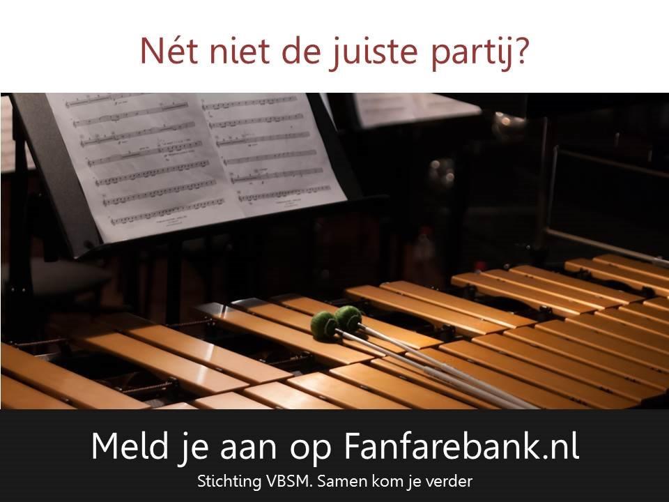 vbsm_info's tweet image. Wist je dat Fanfarebank ook bereikbaar is via Harmoniebank en Brassbank? Fanfarebank is er voor alle #Hafabra en #Percussie. Meld je gratis aan op fanfarebank.nl