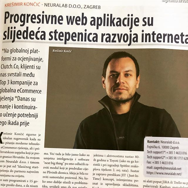 Neuralab's tweet image. We do love a smell of fresh print in the morning! Hurry up to newsstands and read @kreshomir thoughts on #ProgressiveWebApplications > lnkd.in/ggEZpAd #WebDev #WebDesign #WebDevelopment #PWA