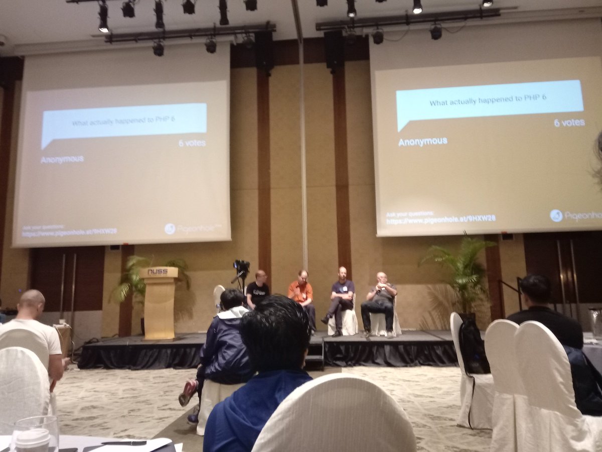drishtijjain's tweet image. Interesting panel discussion at @PHPConfAsia !
#PHPConfAsia