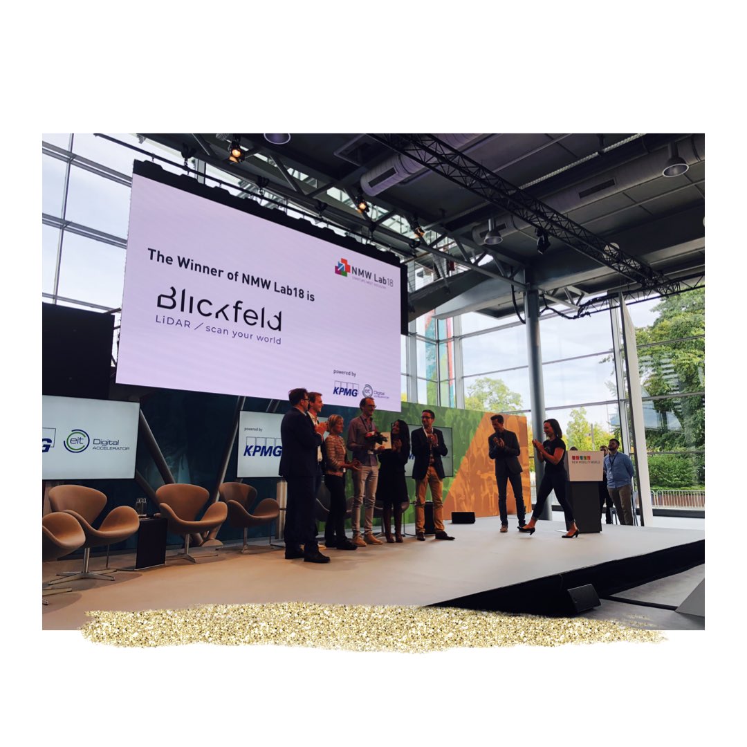 opnrs's tweet photo. the winners of the #nmwlab18 @blickfeldlidar with their #lidar #startup 👏👏👏
#opnrs #opnrsontour #nmw18 #iaa18 #iaanfz https://t.co/79bEuE7v36