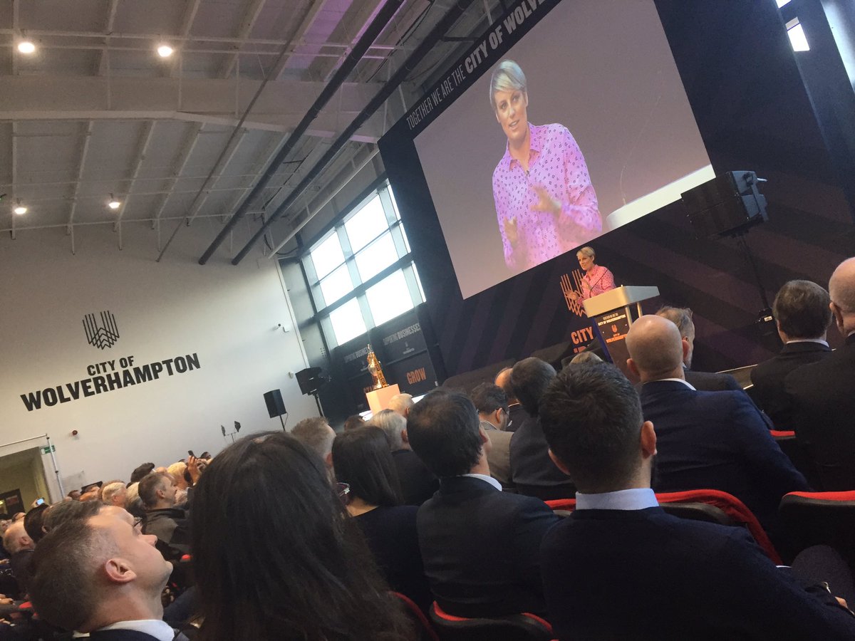 Great to have @stephbreakfast back in Wolverhampton to be keynote speaker at #InvestWolves Business Breakfast