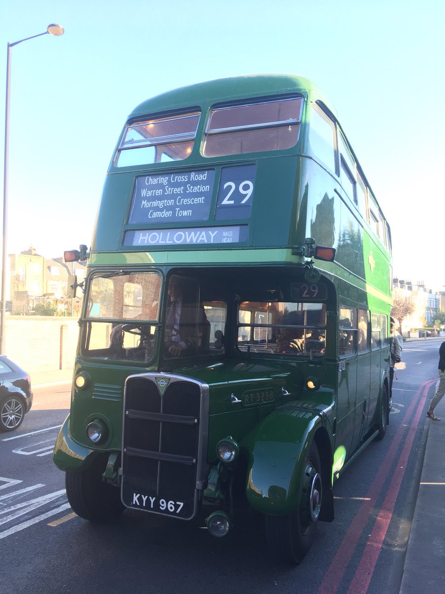 The only good thing about a tube strike, travelling to work on an old routemaster!
