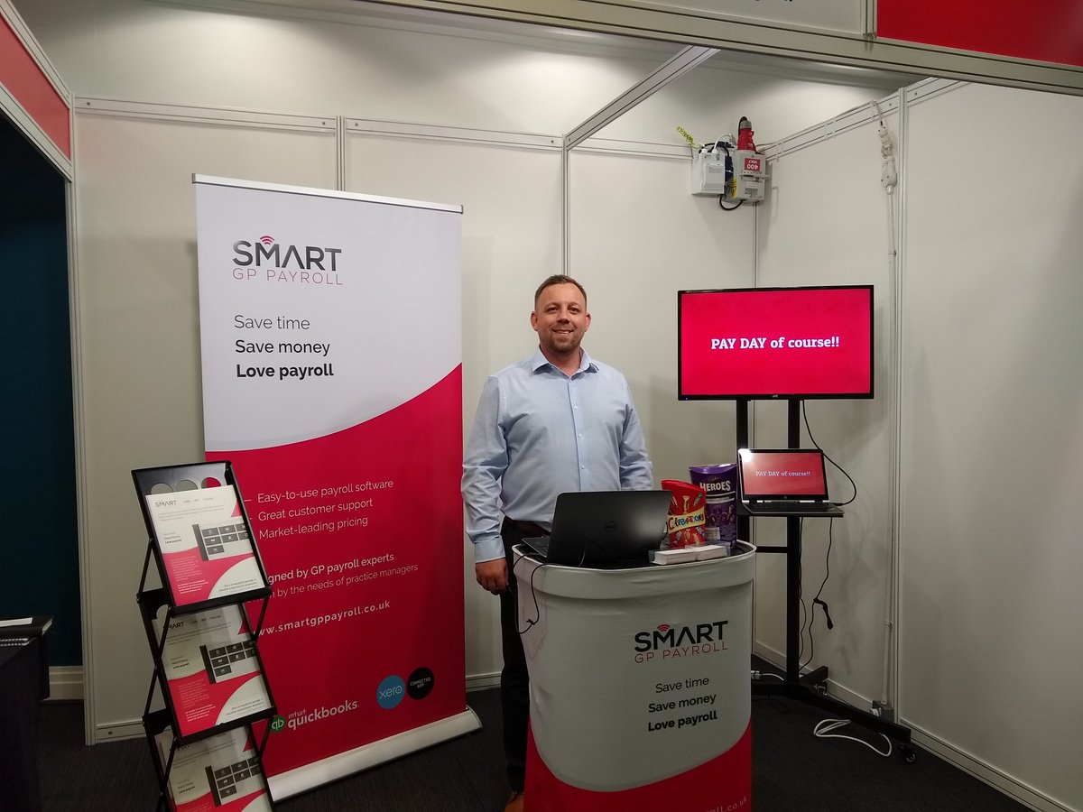 SmartGP_Payroll's tweet photo. Come see us at #managementinpractice and see why we #lovepayroll https://t.co/TyDlxZyGyI