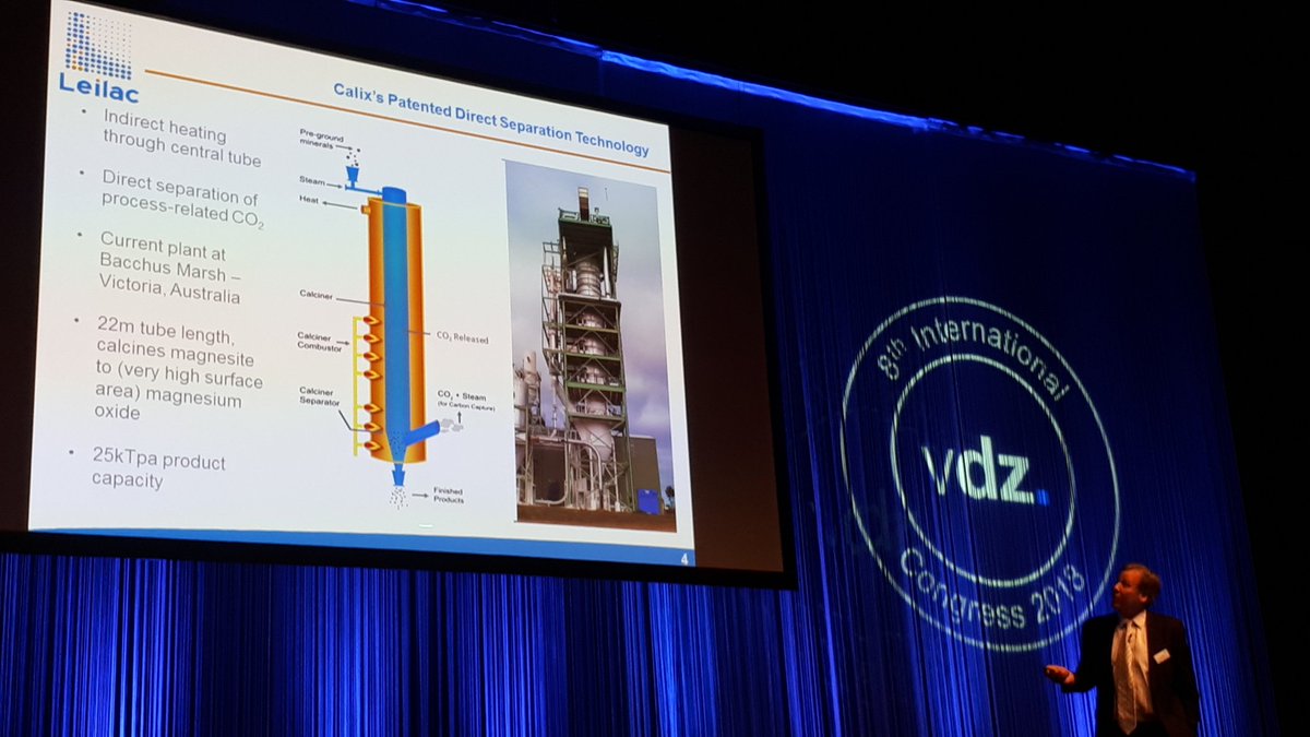 ClaudeLorea's tweet photo. .@phil_h_hodgson7 presenting @ProjectLEILAC progress at VDZ symposium #ontrack #intime #promising #cement #lime #directseparation #CCS #CCU https://t.co/2UKyVONeL8