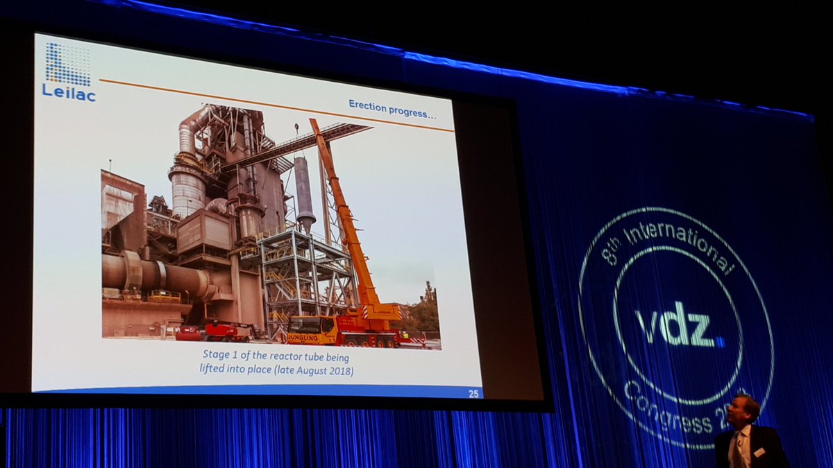 ClaudeLorea's tweet photo. .@phil_h_hodgson7 presenting @ProjectLEILAC progress at VDZ symposium #ontrack #intime #promising #cement #lime #directseparation #CCS #CCU https://t.co/2UKyVONeL8