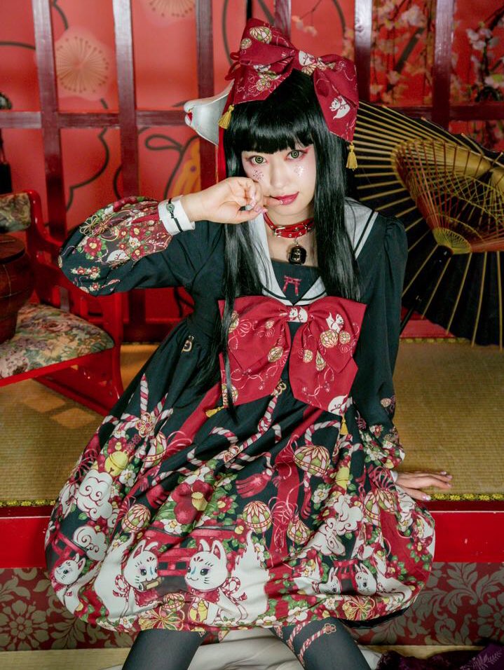 R_P_Alice's tweet photo. 🔴絢爛白狐⛩お狐様セーラー🦊

🌙*.｡本日23時オンラインショップにて余剰販売開始
🌟即時発送

🛍オンラインショップ
https://t.co/udrWRnjMx2 https://t.co/hWg392TuAS