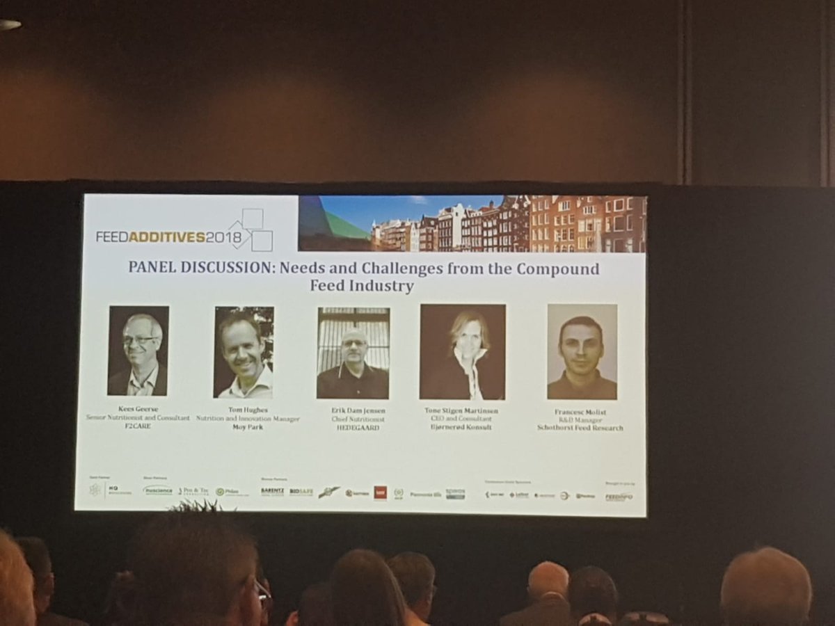 DevenishNutri's tweet photo. Day 2 at #FeedAdd18 with Tom Hughes from @MoyPark on the panel discussing the needs and challenges from the compound feed industry @FeedAddGlobal https://t.co/PpdVWZ8pAf