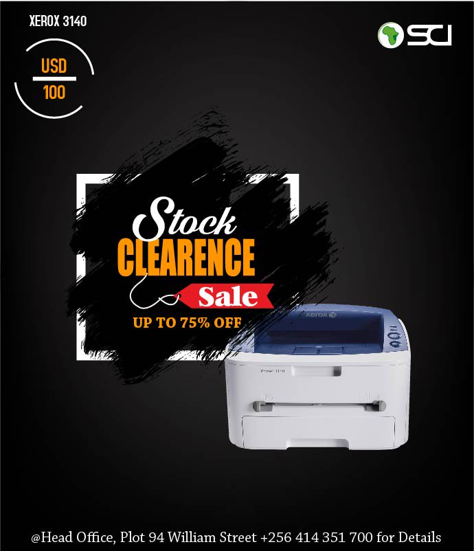 SCIUganda's tweet photo. #September Stock Clearance Sale! upto 75% off on Printers. #OwnIt #AuthorisedPartner https://t.co/QWtVt8Ficg