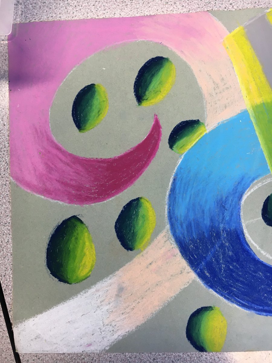 TechnologyTBA's tweet photo. Year 10 at TheBlythAcademy colour testing in oil pastel. #OutcomesFocused #ThisIsFineArt https://t.co/SWUXdGwkW9