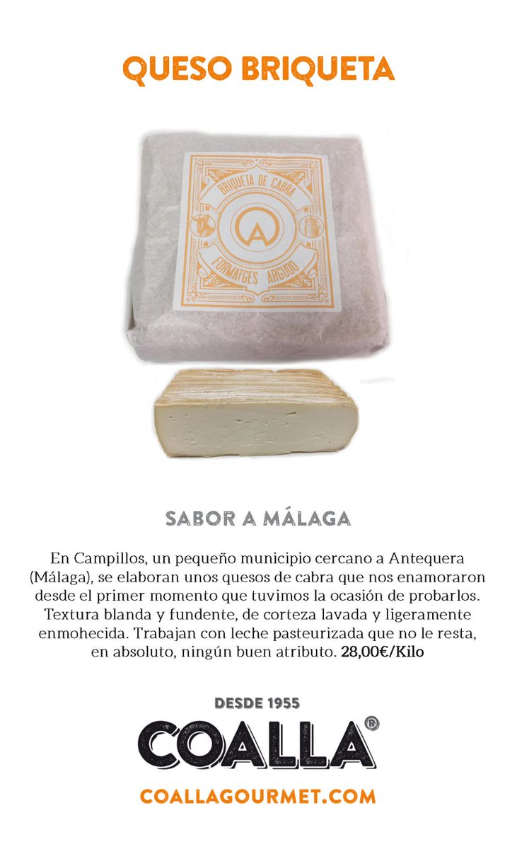 CoallaGourmet's tweet photo. El 85% de la producción de la Quesería Argudo, unas 200 toneladas, van directas a Francia e Italia, codeándose con los mejores quesos del mundo. Su briqueta es una delicia untable que hoy os recomendamos en El Yantar. #cheeselovers #elyantar #quesosargudo #coalla https://t.co/eK5QTpxN8e