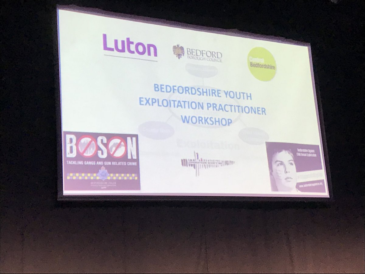 bedspolice's tweet image. Around 300 people from the police, local councils, government agencies, charities and the wider community are at Bedford Corn Exchange today for our Bedfordshire Youth Exploitation Practitioner Workshop, which aims to build links around tackling exploitation #bedsyouthworkshop