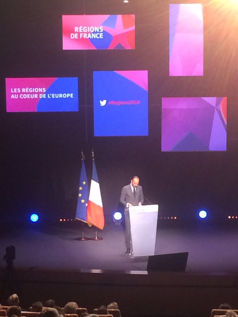 LabTerritorial's tweet photo. @EPhilippePM "la liberté locale est la contrepartie nécessaire pour transformer les #territoires" #TerritoiresUnis #Regions2018 https://t.co/YfdbnCPFY2