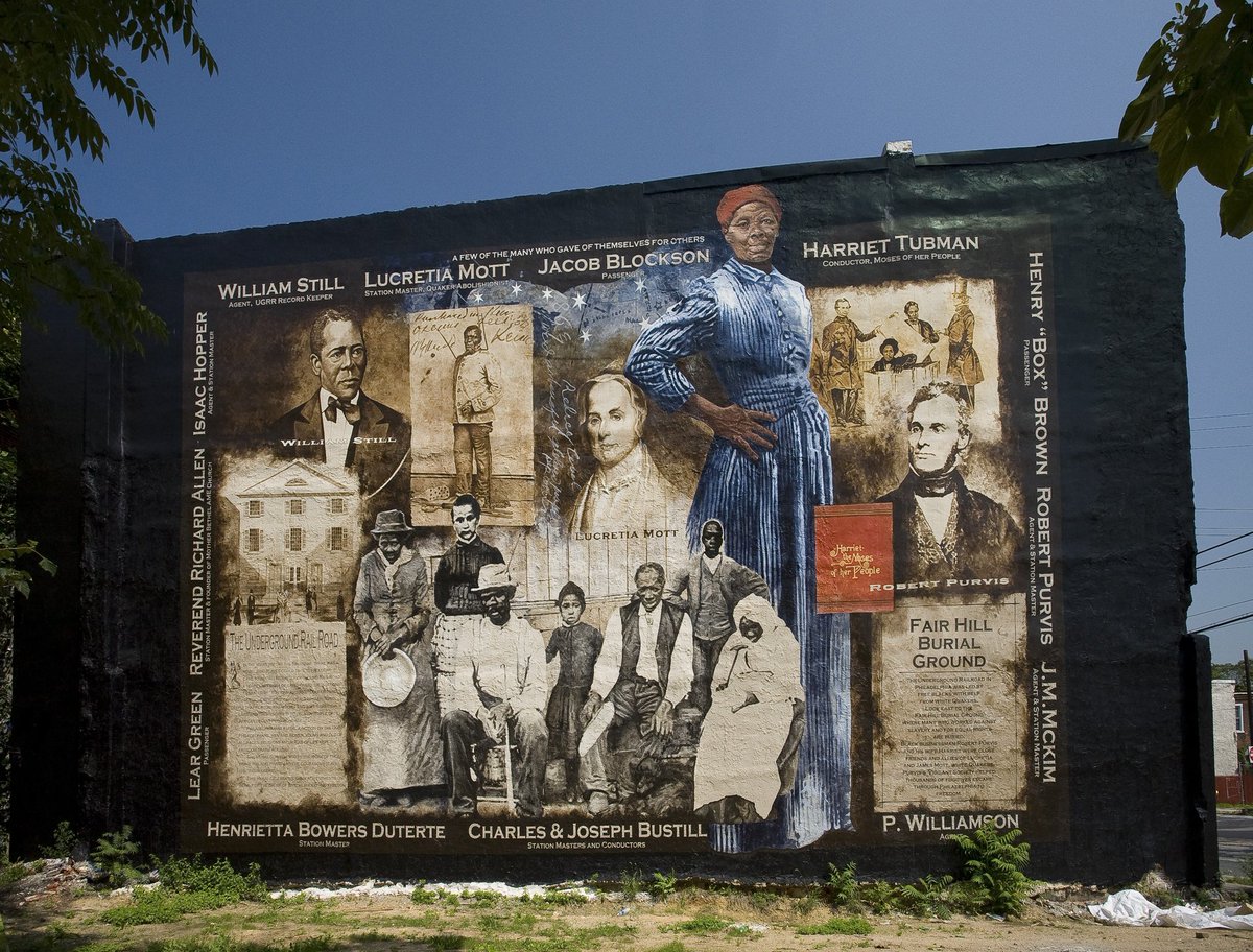 MolinaStreetArt's tweet photo. "Tribute to Harriet Tubman and the Underground Railroad" by US artist Sam Donovan in Philadelphia, USA
#samdonovan #philadelphia #usa #philadelphiagraffiti #philadelphiastreetart #streetart #graffiti #harriettubman
📷 via https://t.co/0JRUI5y4AO | https://t.co/PkrHh0kAyQ https://t.co/BEN69OOFQU