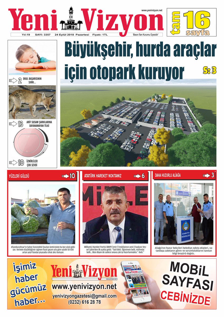 yenivizyon gazetesi (@yenivizyong) on Twitter photo #Yenivizyon Gazetesi / Sayı 3357
yenivizyon.net/egazete/yeni-v…
#Aliağa #izmir #dto #Kütahya #Balıkesir #Uşak #Afyonkarahisar #Manisa #Denizli #Muğla #Aydın <a href="/bskazizkocaoglu/">Aziz Kocaoğlu</a> <a href="/karsiyaka_bel/">Karşıyaka Belediyesi</a> @Canimizmirr <a href="/izmirbld/">İzmir Büyükşehir Belediyesi</a> <a href="/izmirgibiyiz/">izmirgibiyiz 🇹🇷</a> <a href="/senolgok/">Şenol Gök</a> <a href="/izmir_MHP/">MHP İzmir</a> #Atatürk #Yenivizyon Gazetesi / Sayı 3357
yenivizyon.net/egazete/yeni-v…
#Aliağa #izmir #dto #Kütahya #Balıkesir #Uşak #Afyonkarahisar #Manisa #Denizli #Muğla #Aydın <a href="/bskazizkocaoglu/">Aziz Kocaoğlu</a> <a href="/karsiyaka_bel/">Karşıyaka Belediyesi</a> @Canimizmirr <a href="/izmirbld/">İzmir Büyükşehir Belediyesi</a> <a href="/izmirgibiyiz/">izmirgibiyiz 🇹🇷</a> <a href="/senolgok/">Şenol Gök</a> <a href="/izmir_MHP/">MHP İzmir</a> #Atatürk