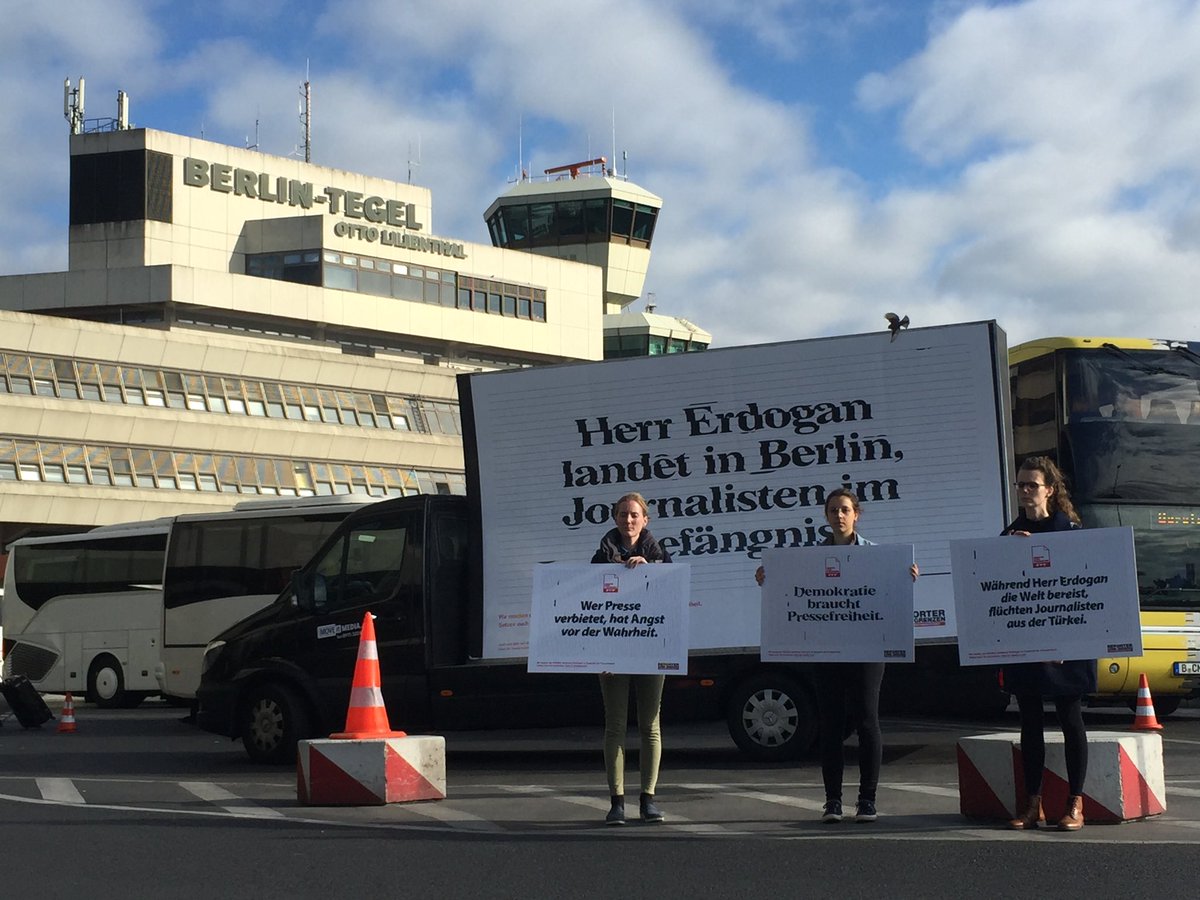 Willkommen in Berlin Herr #Erdogan!
