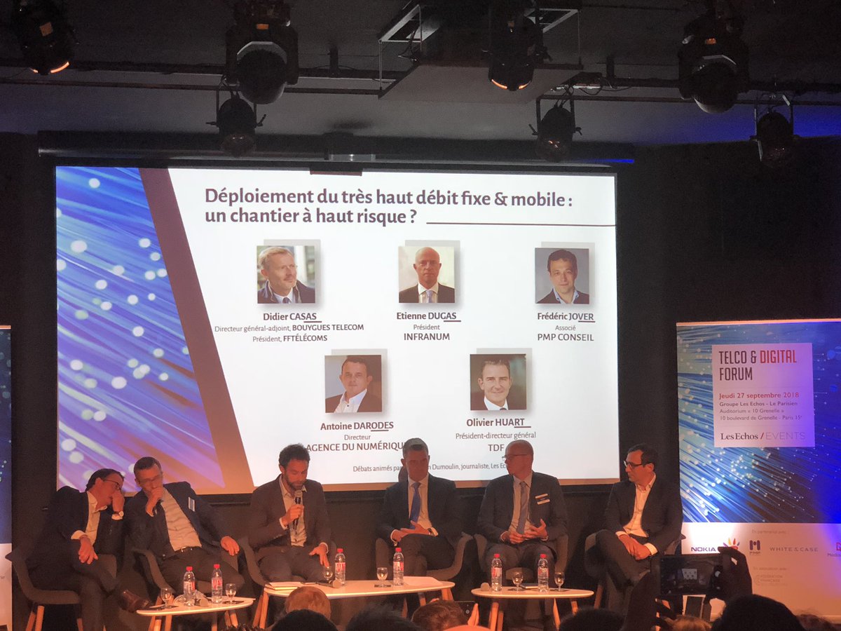gillesvaque's tweet photo. #telco18 En direct de la conférence Telecom &amp; Digital. Potentiel du THD, enjeux (et retard européen) sur la 5G, valorisation data... de beaux sujets en perpective. Merci à Frédéric Jover de @PMP_Conseil pour son intervention ! https://t.co/c3NB2ubRNM