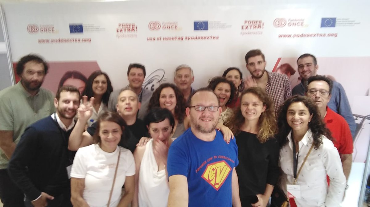 FernandoMorenoM's tweet photo. Ayer participé en el #game de #empleo de @Fundacion_ONCE y @cam_valladolid una jornada con personas que necesitan el apoyo de todos y que nos devuelven con creces todo lo que tienen
#empleo #discapacidad #poderextra #Madrid https://t.co/cj6xTq0qC3