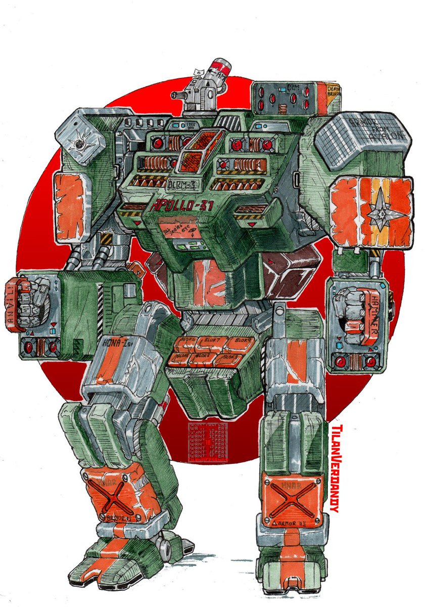 TilanVerdandy's tweet photo. Battletech incoming!
Arts about mech from Battletech Universe.
#art #mech #battletech #mechwarrior #robots #scifi https://t.co/uU0b4pJfmv