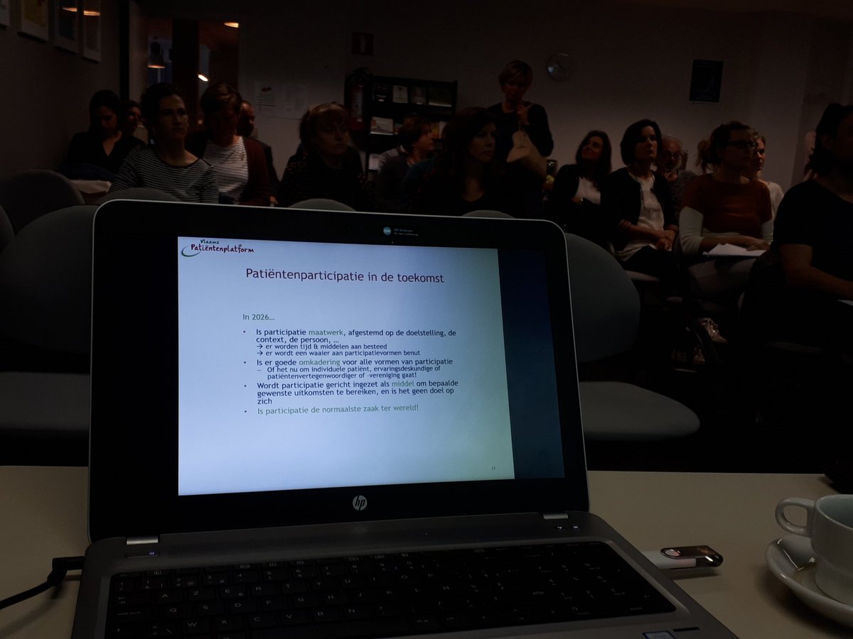 Peter_Cosemans's tweet photo. Hoe ziet de toekomst van #patientenparticipatie eruit? Laura Jame van @VPPvzw licht toekomstig perspectief toe. #comqs https://t.co/HezSQScuVa