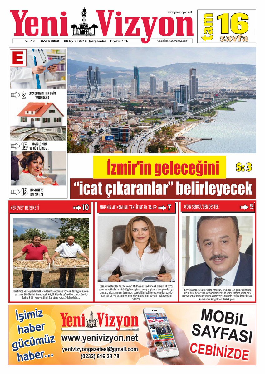 yenivizyon gazetesi (@yenivizyong) on Twitter photo #Yenivizyon Gazetesi / Sayı 3359
yenivizyon.net/egazete/yeni-v…
#Aliağa #izmir #dto #Kütahya #Balıkesir #Uşak #Afyonkarahisar #Manisa #Denizli #Muğla #Aydın <a href="/bskazizkocaoglu/">Aziz Kocaoğlu</a> <a href="/karsiyaka_bel/">Karşıyaka Belediyesi</a> @Canimizmirr <a href="/izmirbld/">İzmir Büyükşehir Belediyesi</a> <a href="/izmirgibiyiz/">izmirgibiyiz 🇹🇷</a> <a href="/senolgok/">Şenol Gök</a> #eczane #Yıldıztilbe #Yenivizyon Gazetesi / Sayı 3359
yenivizyon.net/egazete/yeni-v…
#Aliağa #izmir #dto #Kütahya #Balıkesir #Uşak #Afyonkarahisar #Manisa #Denizli #Muğla #Aydın <a href="/bskazizkocaoglu/">Aziz Kocaoğlu</a> <a href="/karsiyaka_bel/">Karşıyaka Belediyesi</a> @Canimizmirr <a href="/izmirbld/">İzmir Büyükşehir Belediyesi</a> <a href="/izmirgibiyiz/">izmirgibiyiz 🇹🇷</a> <a href="/senolgok/">Şenol Gök</a> #eczane #Yıldıztilbe