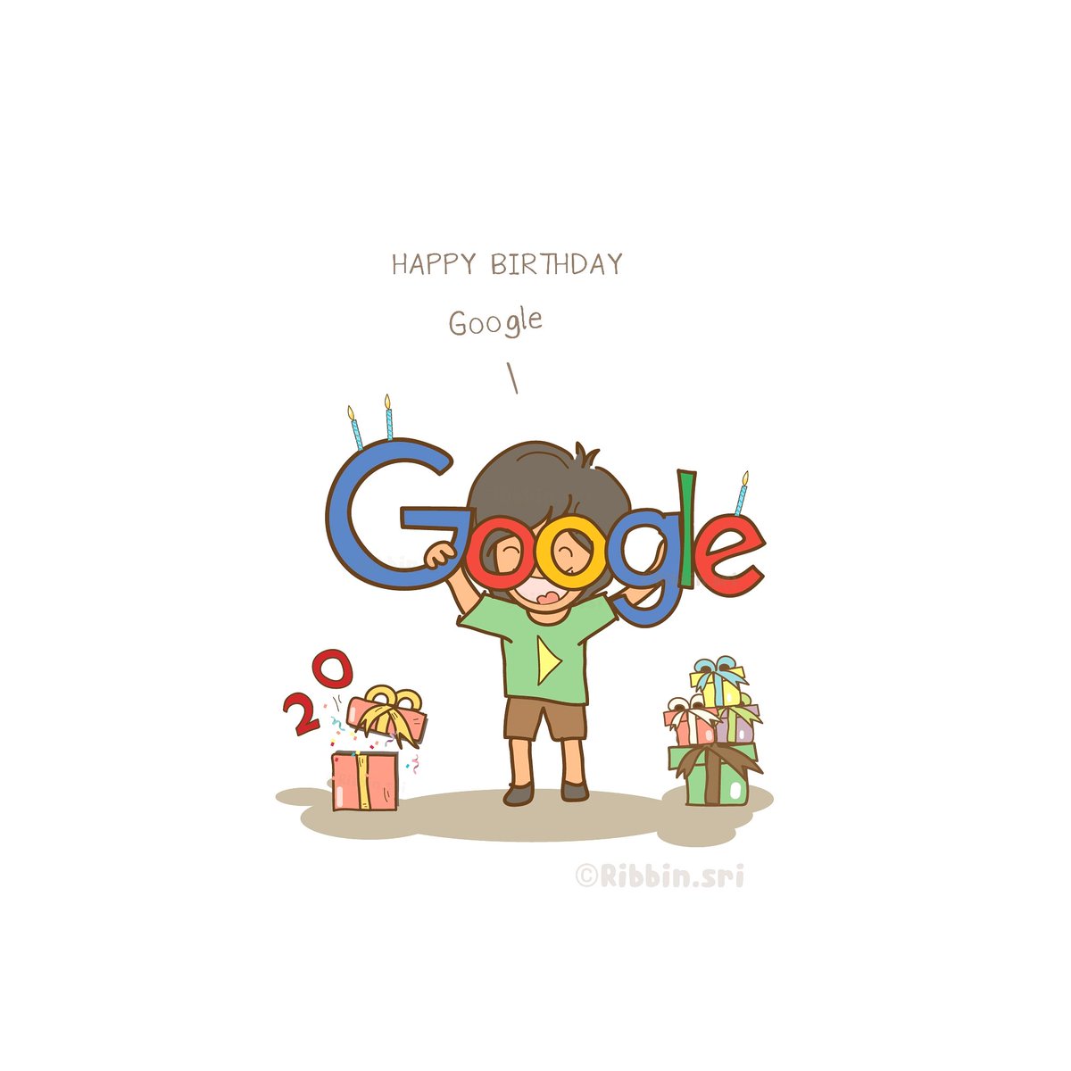 RibbinSri's tweet photo. Happy Birthday 20th of "GOOGLE"
#ribbinsri #illustration #illutrator #girl #cartoon #drawing #google #googleat20 #googleis20 #googledoodle #googlesearch #hbd #balloons #happybirthday #20thanniversary https://t.co/Dr7nLz2QuL